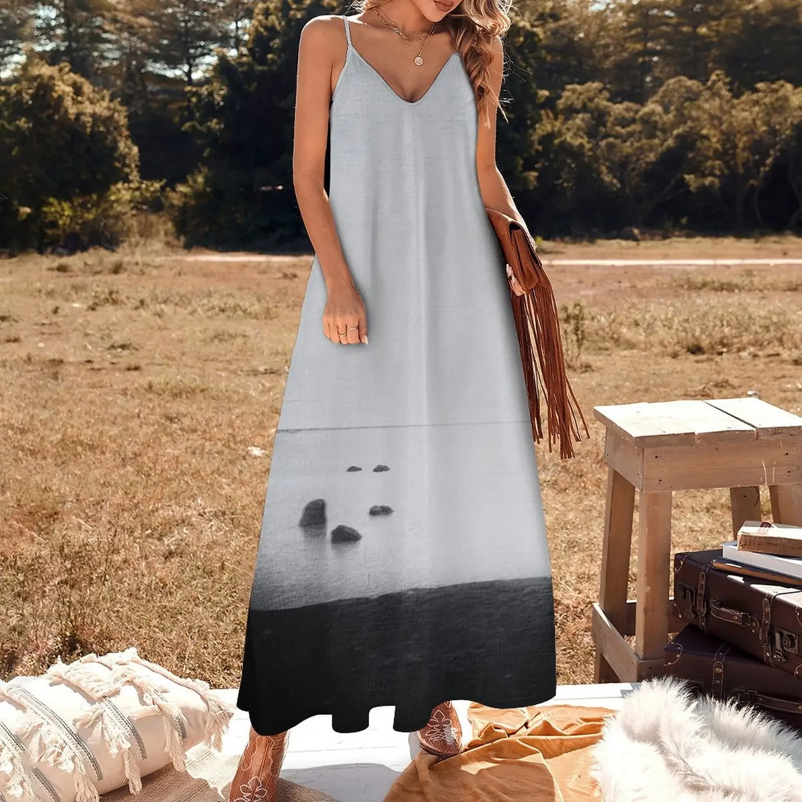 The Distance Between Us Sleeveless Dress Women dresses summer elegant women's sets