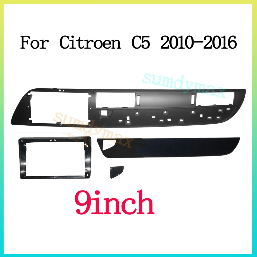 

2 Din Car Radio Fascia Panel Frame For Citroen C5 CH 2010-2016 Android DVD Stereo Mounting Dash Installation Bezel Trim Kit