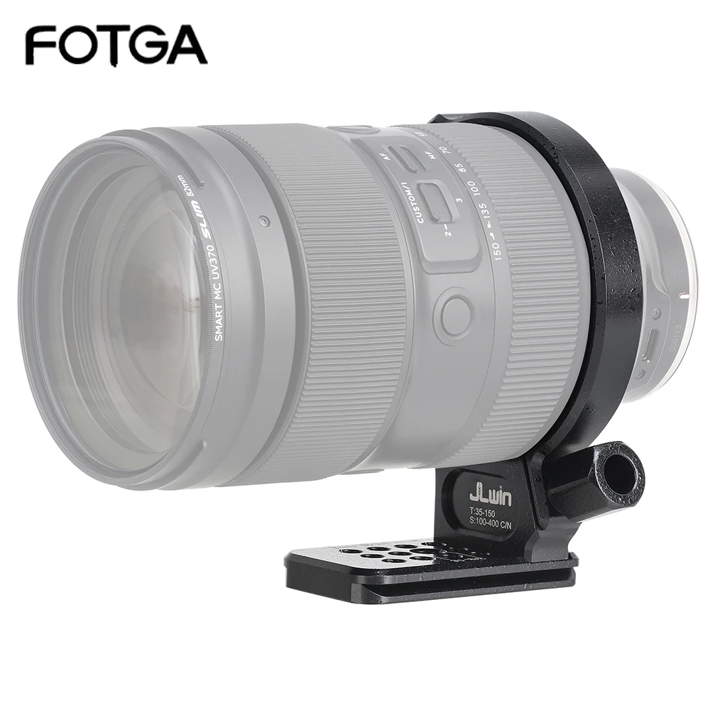 

FOTGA Tripod Mount Ring Collar Lens Adapter with Rotatable Quick Release For SIGMA 100-400mm F5-6. 3 DG HSM Canon Port Nikon Por