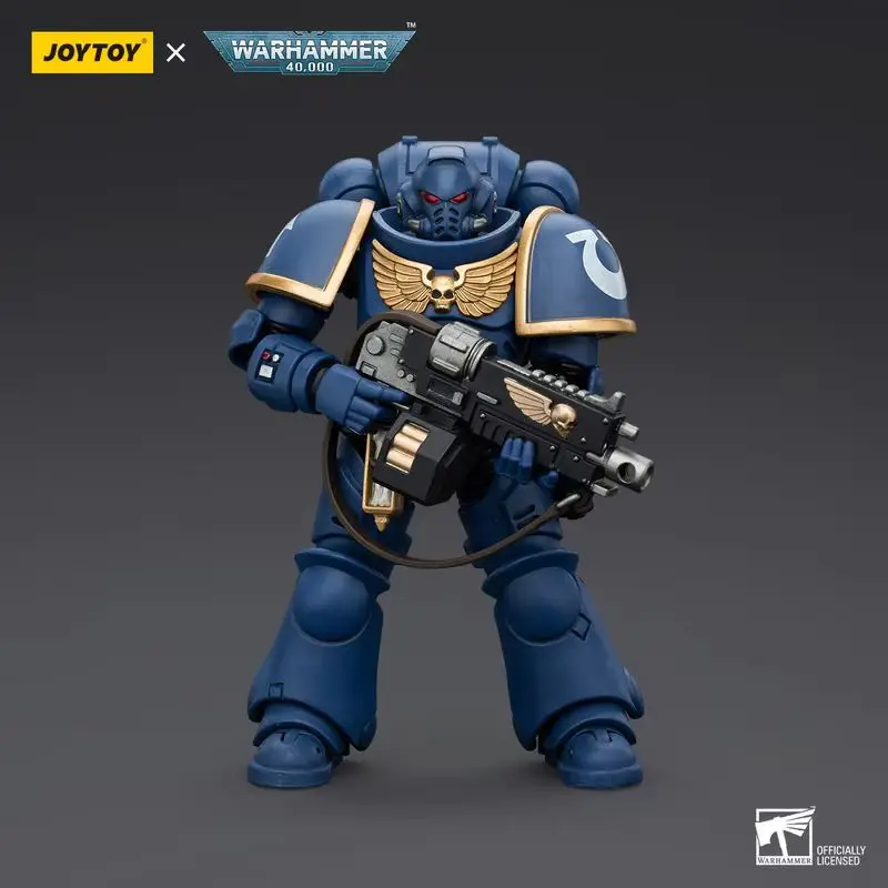Authentieke Joytoy Warhammer 40K Extreme Warrior Arbitrator Mobiel beeldje Collectible Authorized Edition Militair actiefiguur