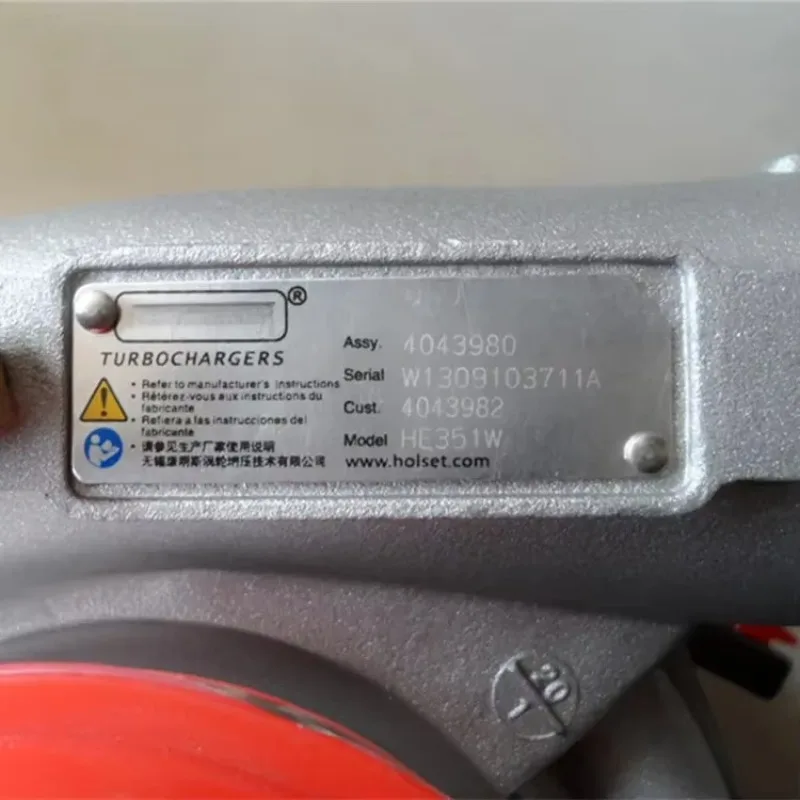 재고 있음 HE351W 전기 과급기 터보차저 4043980 4043982 4955908 2837188 2834176