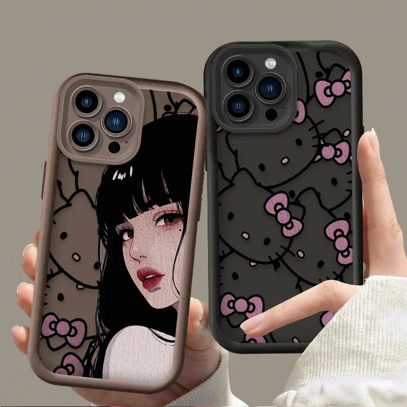 Hello Kitty Tomie Kawakamis Phone Case For Xiaomi Mi 14 11 Lite 12T POCO M6 F4 F5 X3 X4 X5 GT 5G Soft TPU Back Cover