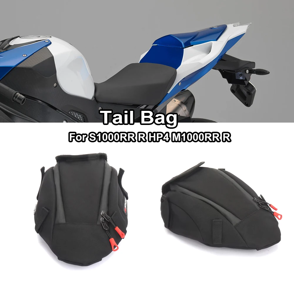 Motorcycle Accessories Tail Bag Storage Rear Seat Top bag waterproof Black For BMW S1000RR HP4 S1000R M1000RR M1000R