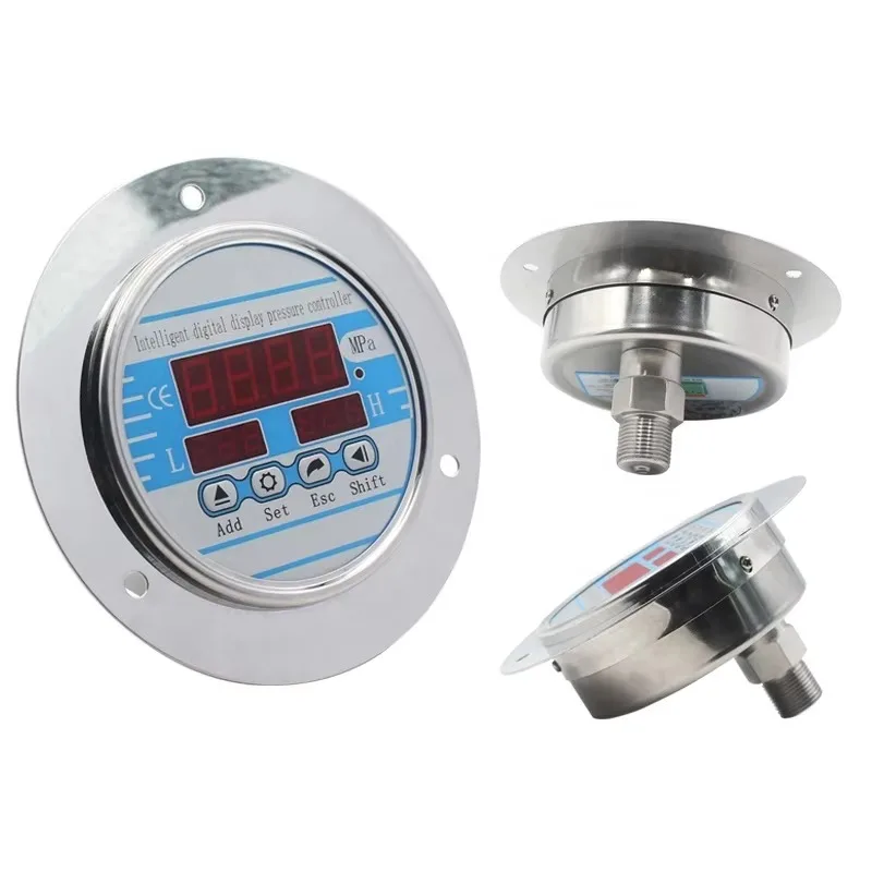 

100mm Dial Pressure Manometer Gauge Mpa bar psi Axial Hydraulic Pressure Gauge G1/4 NPT1/4 Water Oil Gas Liquid Pressure Gauge
