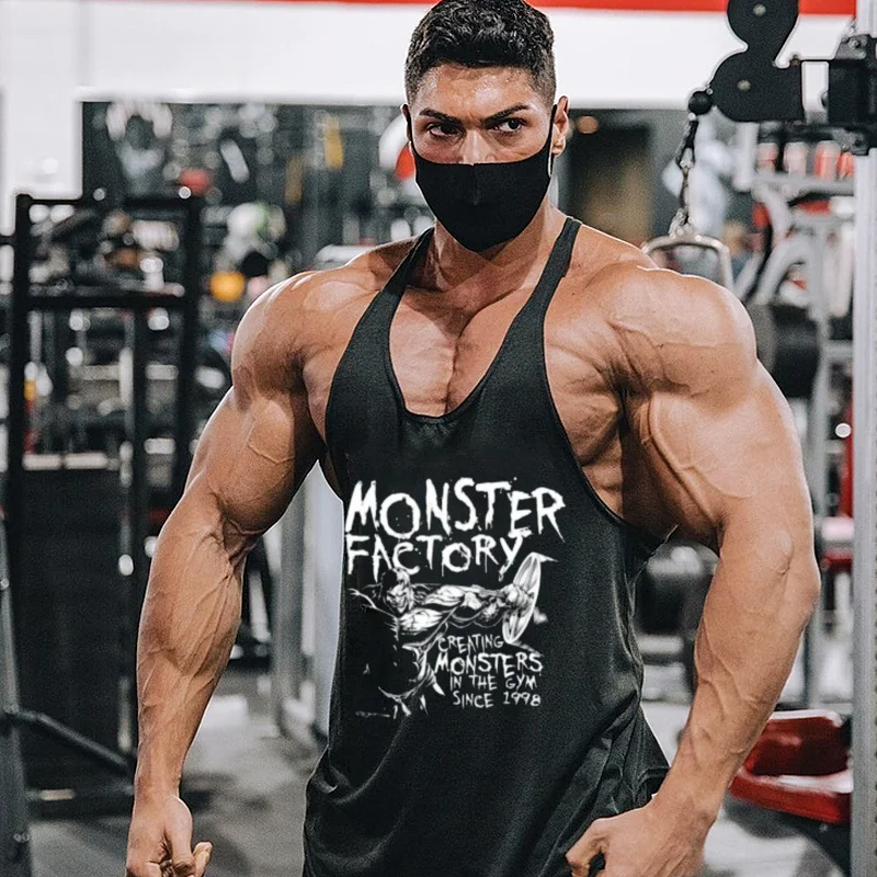 

Professional Bodybuilding Stringer Gym Vest - Fitness Men's Sleeveless Muscle Shirt, Breathable Comfort Top for Workout Training
