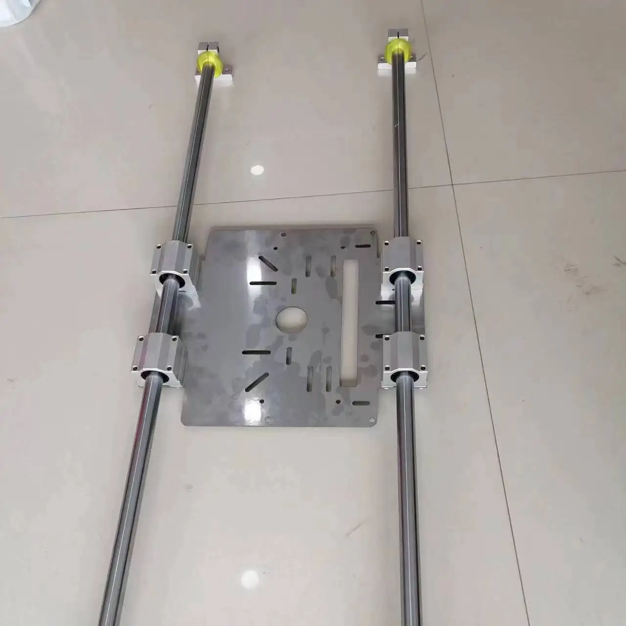 Stainless Steel Modified Guide Rail Base Plate Portable Woodworking Marble Cutting Base