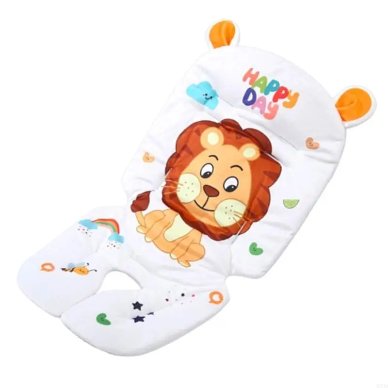 

Q22D Baby Stroller Cushion Buggys Pushchair Baby Car Liner Cartoon Support Pad for Toddler Baby Pram Carriage Cushion