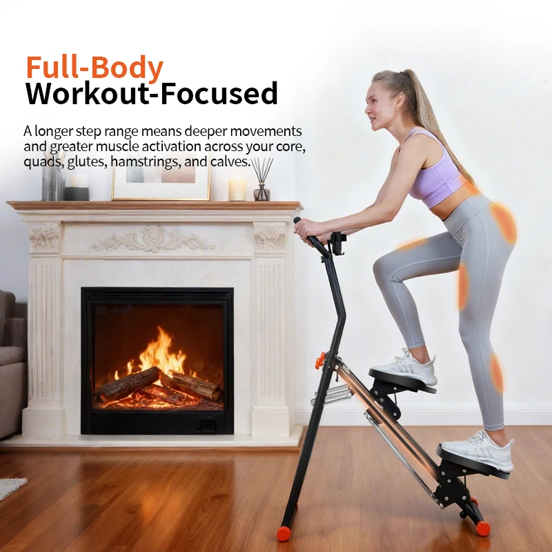 

2026 Stair Climber Machine Built-in Abdominal Trainer Home Cardio Fitness Gear