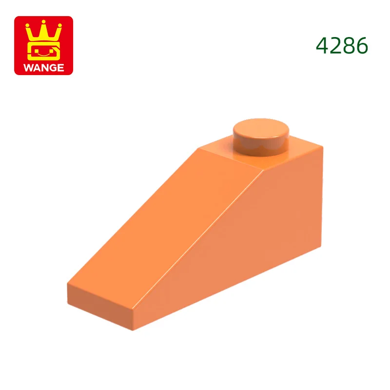 Wange 116 stks/partij 4286 1x3 Hellende Gebied Bouwstenen Moc Dak Accessoires Compatibel Met Schuine Bakstenen Kinderen Speelgoed Geschenk