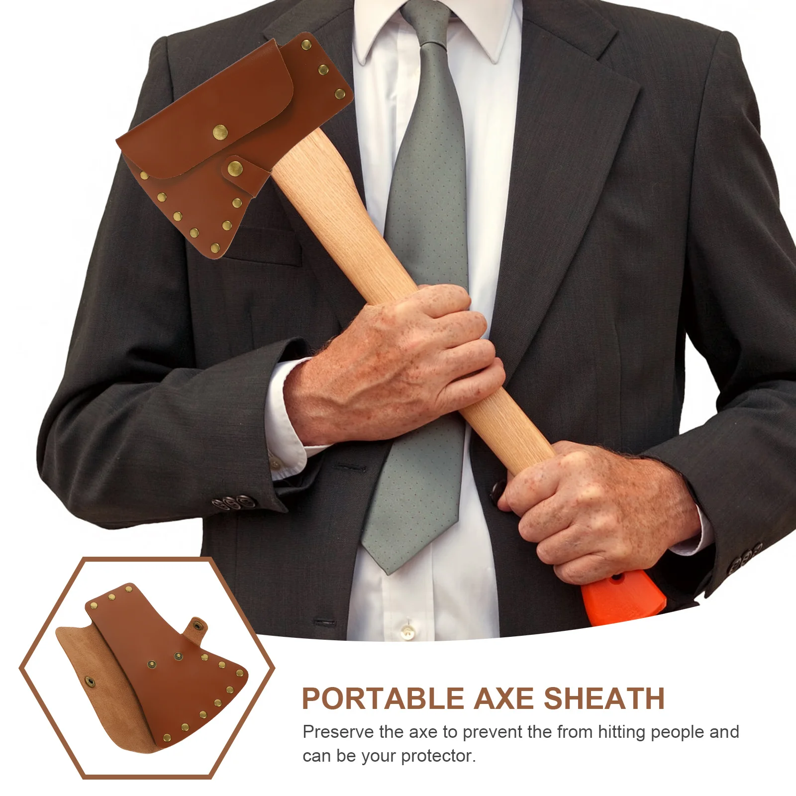 Hatchet Cover Outdoor Portable Protective Case For Axe Universal Fit Sleeve Durable Tool Accessory Storage