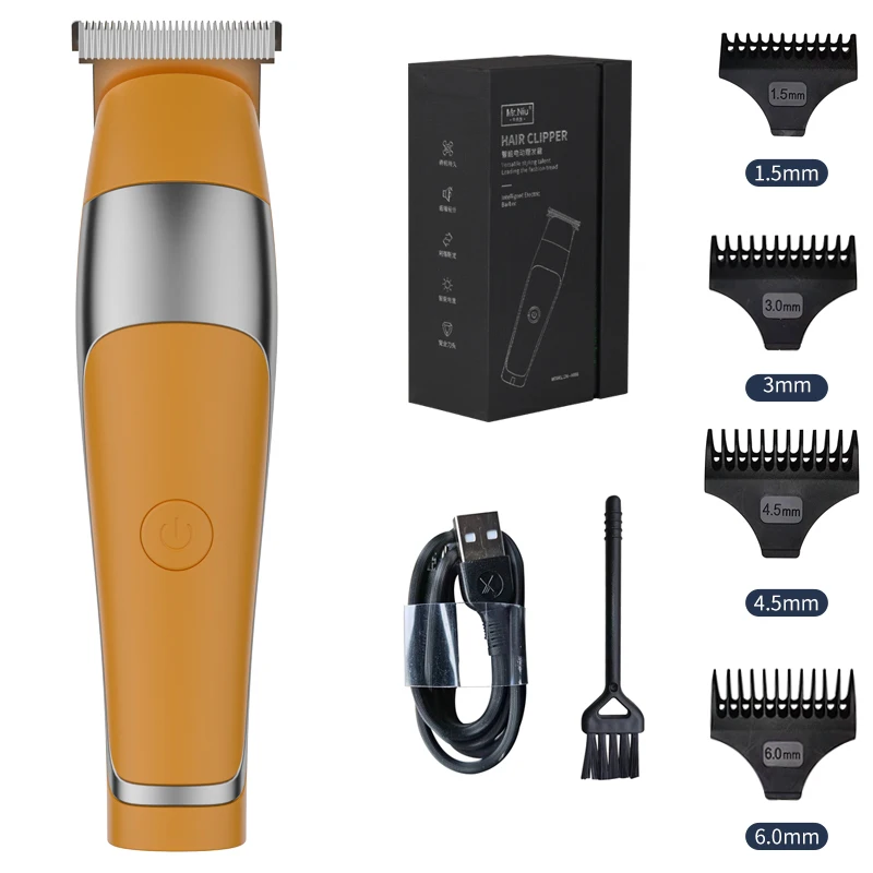 Electric Hair Clippers Rechargeable High Speed Cordless Shaver Professional Body Hair Trimmer For Salon Barber Shop 008 Man