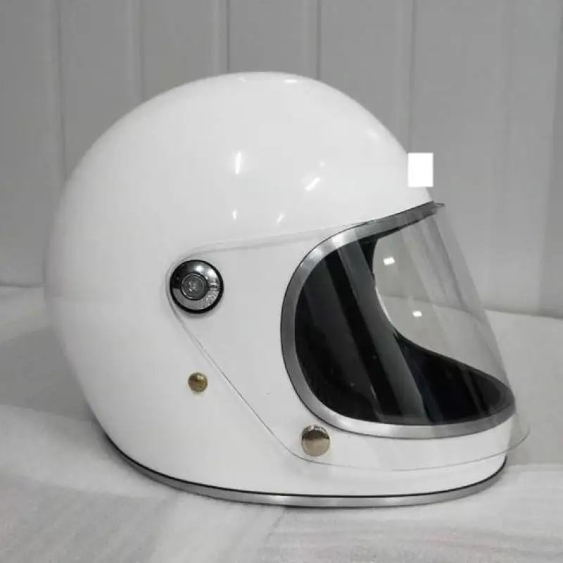 High strength fiberglass fiber classic retro full face helmet, For Harley motorcycle and cruise motorcycle protective helmet