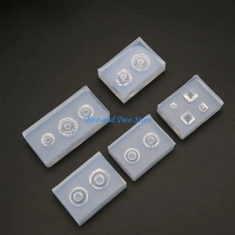 

HX6F силиконовая форма с большим отверстием из бисера, браслет, ювелирный инструмент из смолы