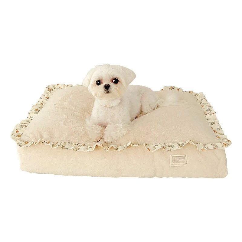 

Pet rabbit velvet thermal mat removable and washable four-season universal teddy floor mat