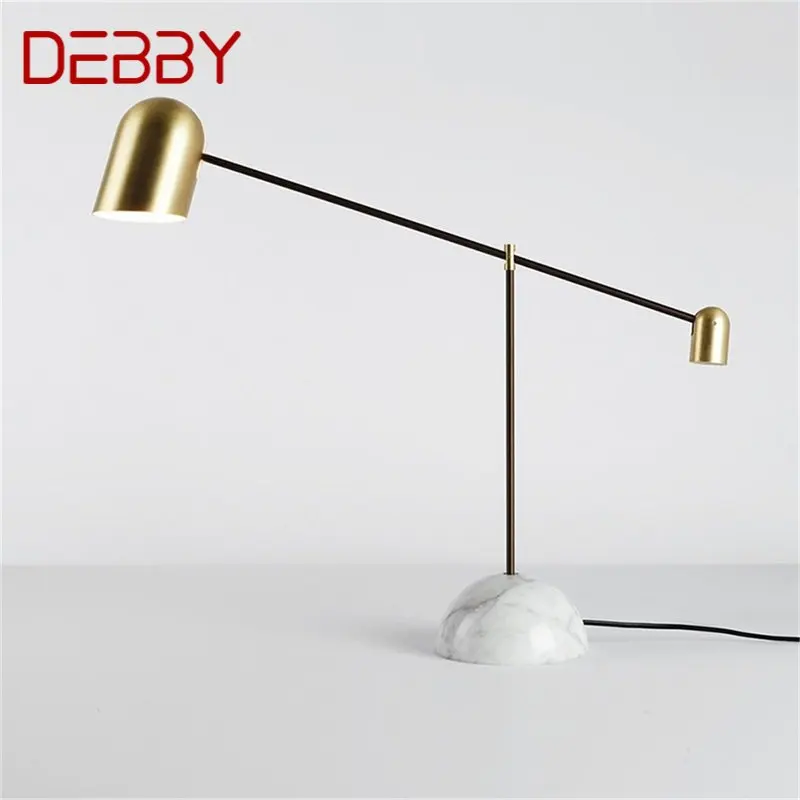 

DEBBY Nordic Vintage Table Lamp Contemporary Design LED Art Desk Light Fashion Bedside Decor for Home Bedroom Living Room