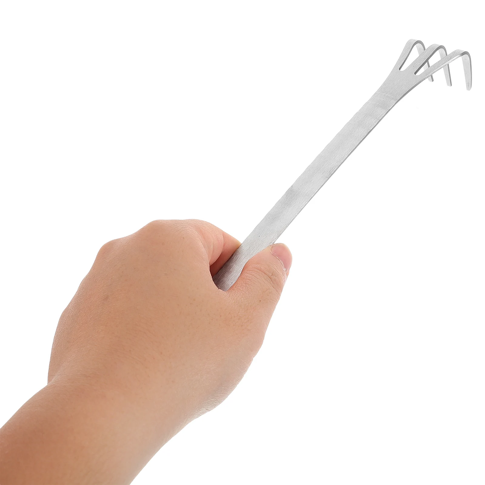 الفولاذ المقاوم للصدأ حديقة صغيرة أشعل النار 3-الشق بونساي الجذر أشعل النار أداة لتخفيف التربة إزالة الأعشاب الضارة البستنة يده المزارع #6