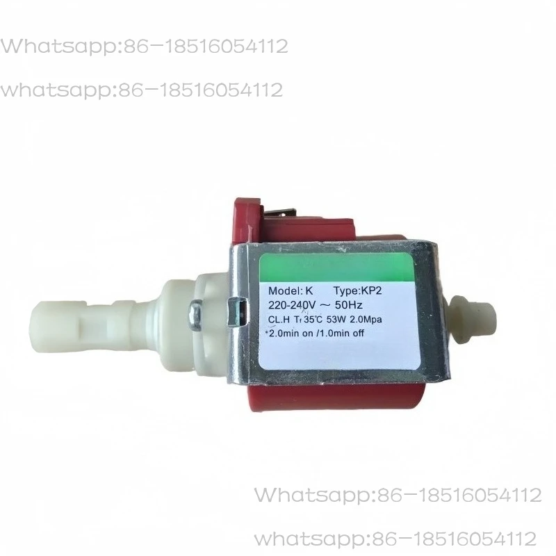 Electromagnetic pump KP2 20bar 53W high pressure plunger pump coffee machine steam plastic self-priming water pump