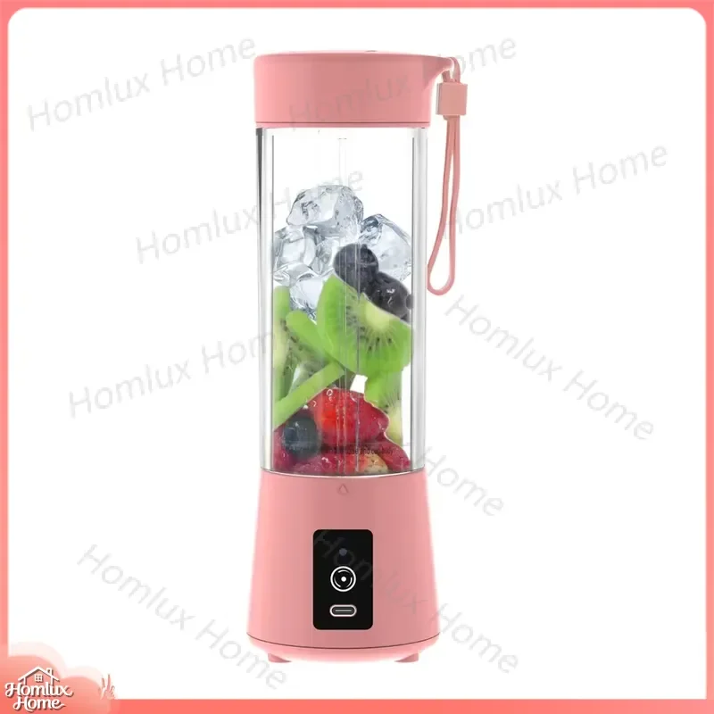Portable Juicer USB Rechargeable Mini Blender for Smoothies Fruit Vegetable Juice Cup Stainless Steel Blade