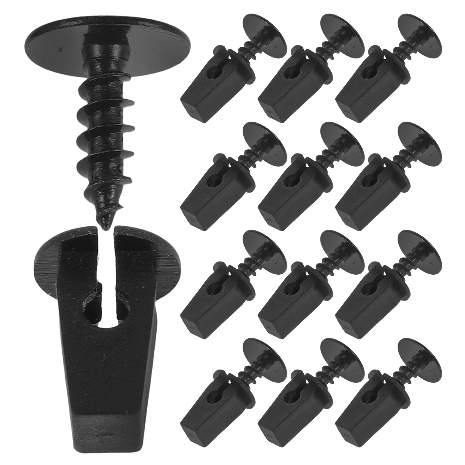 

20 Sets Cable Holders Retainer Clamp Body Door Panel Iron Automotive Auto Body Screws Bumper Push Pins