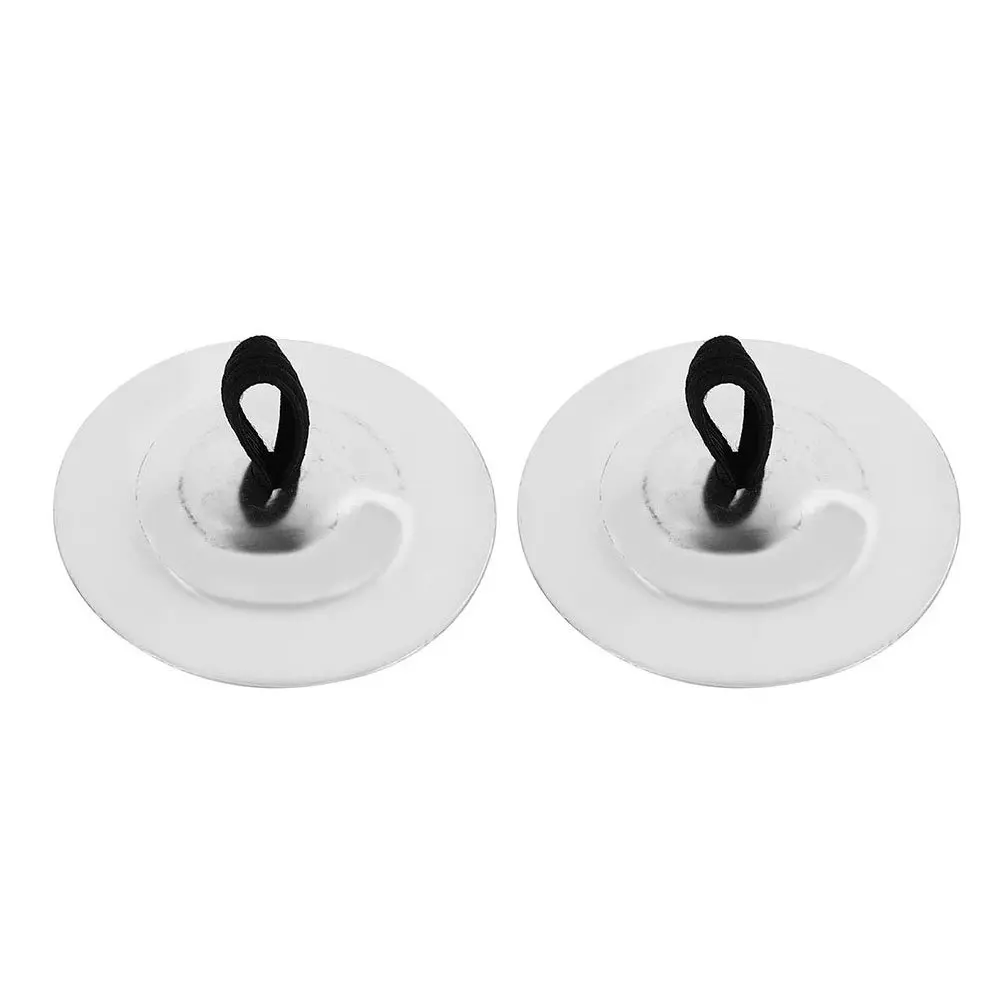 2 قطعة الصنج النحاس يسهل استخدام أدوات قرع صغيرة للأطفال الموسيقية الرقص الشرقي الدعائم أصابع الصنج #3