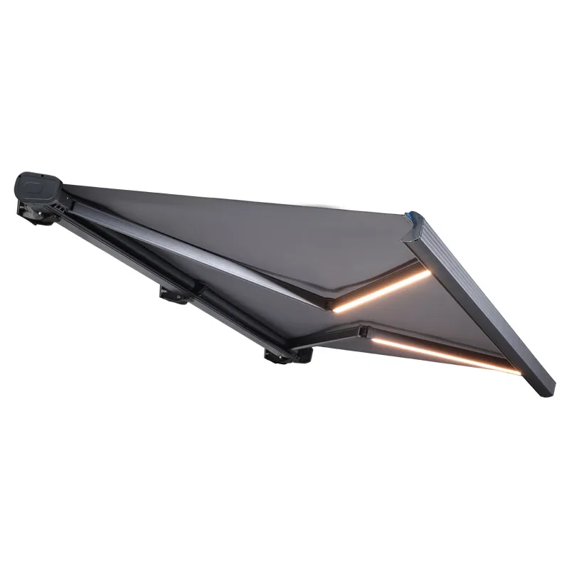 

Durable 7m Width Sun Shade Sail UV Resistance Full Cassette Awning Garden Canopy