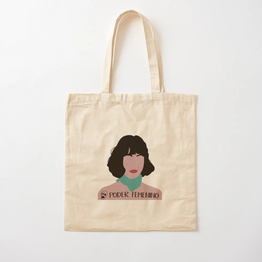 

Mon Laferte Poder Femenino Tote Bag tote bag university hand bag Lady bags Women's shopping Canvas Tote