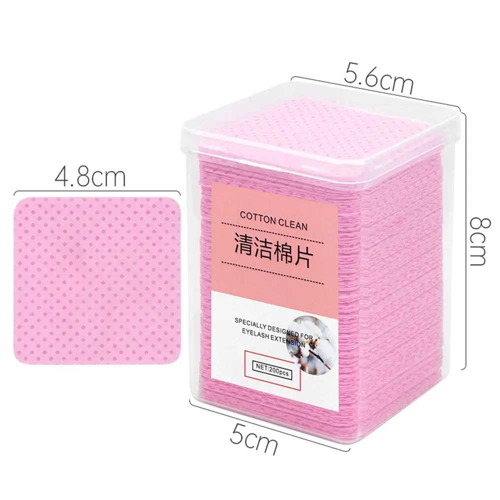 Portable Nail Polish Remover UV Gel Makeup Tools Remover Cotton Nail Tips Cleaner Lash Glue Remover Pad Eyelash Cotton Wipes