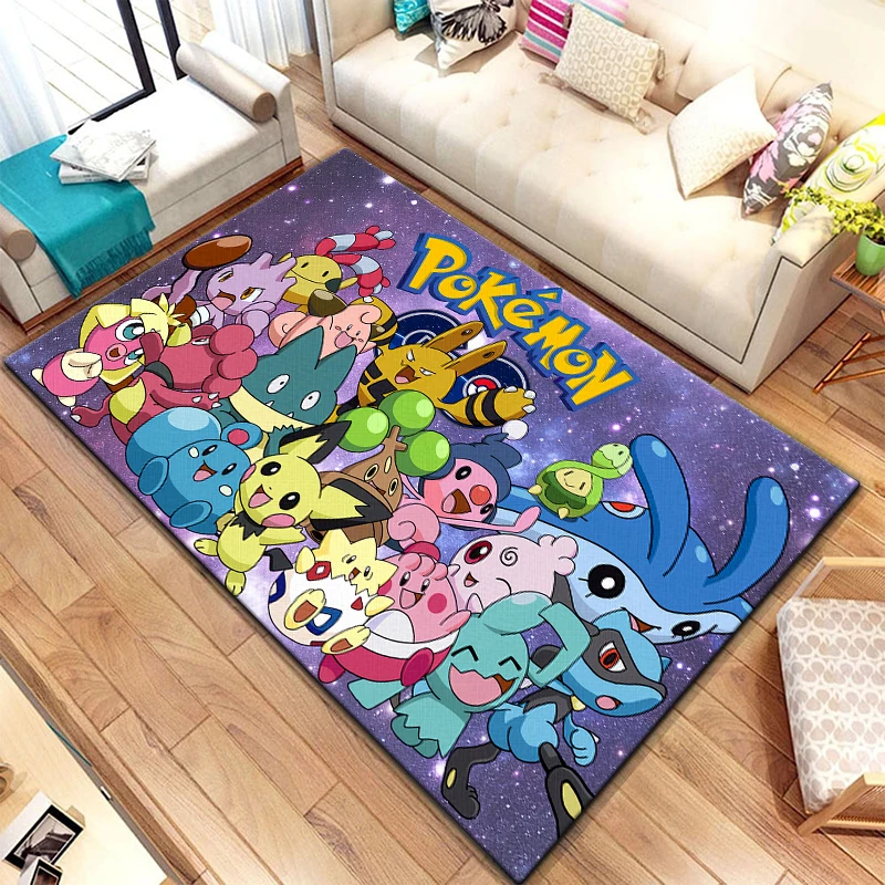 Pokemon Carpet, Living Room Bedroom Floor Mat Kitchen Mat Bedroom Mat,bedroom Decor Birthday Gift Yoga Mat,bedroom ,area Rug