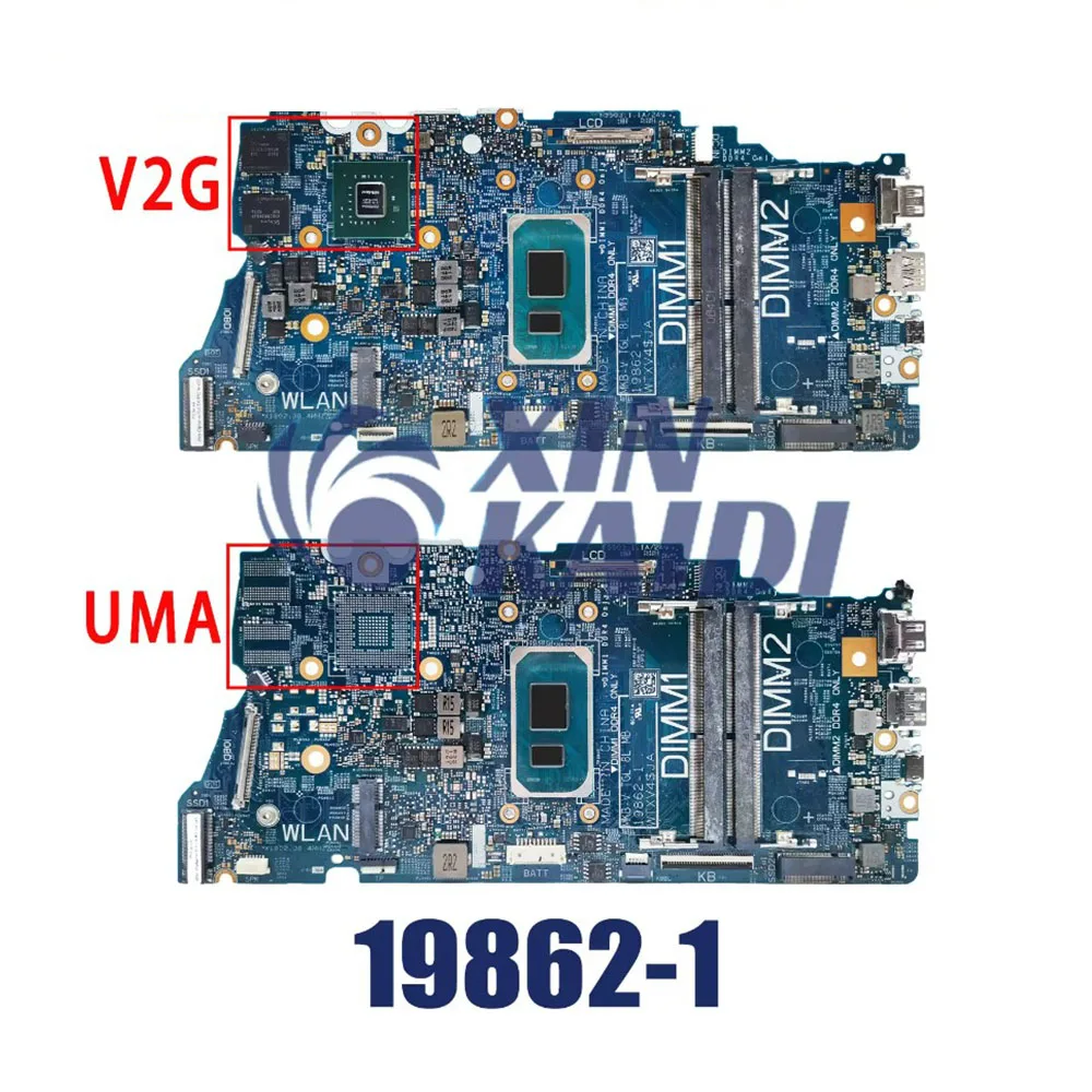 

Laptop Systemboard For Dell Vostro 5402 5502 19862-1 0G0XMN 04D2JV 010GRP 0H2F8K Notebook Mainboard with i3 i5 i7 11th Gen