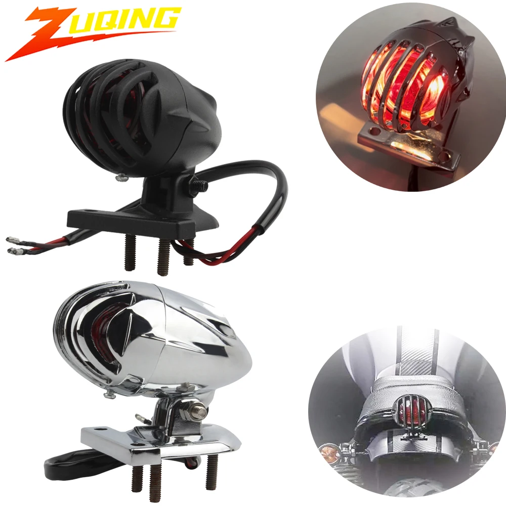 

Universal Motorcycle LED Tail Brake Stop Light Taillight Stop Lamp Modified Parts For Harley Cruiser Prince Motorbike