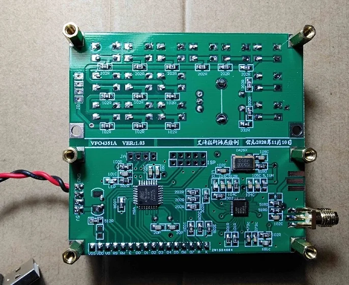 可変周波数信号発生器ADF4351,35MHz〜4000MHz,LCDディスプレイ,4.5V-5.5V