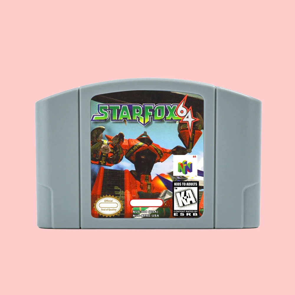 Star Fox 64 Game Cartridge for 64 Bit NTSC USA Consoles N64 Game Card