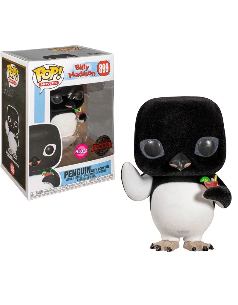 Funko Pop Penguin With Cocktail Billy Madison Flocked Special Edition 899