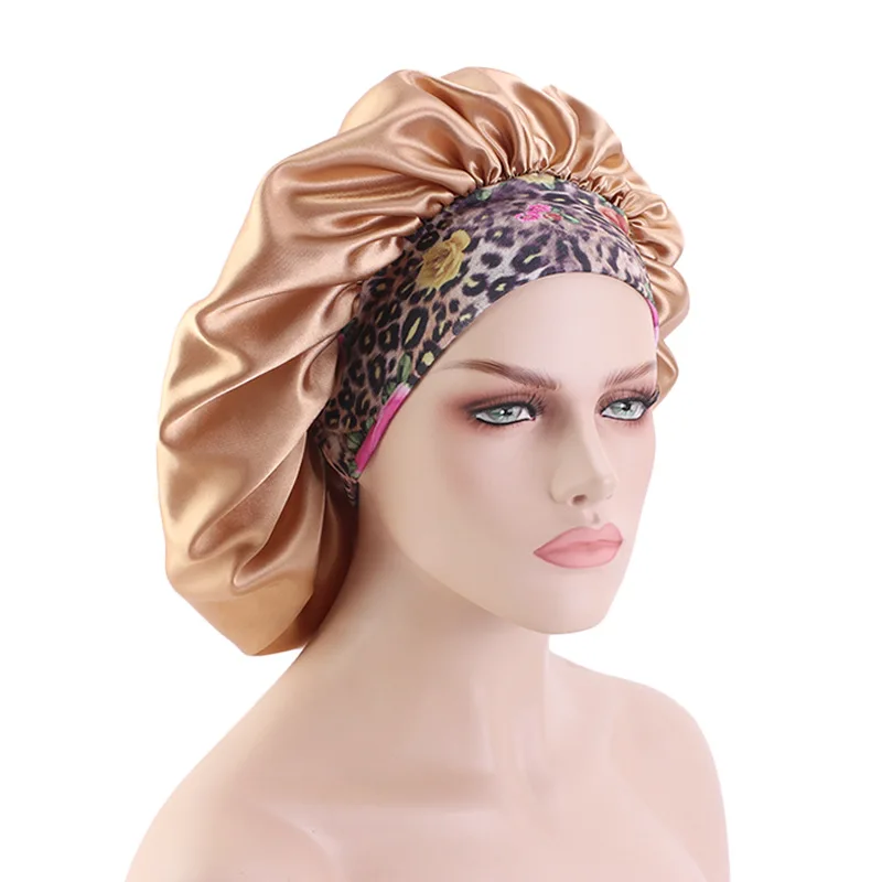 Hair Bonnet for Sleeping Silk Hat Satin Hat Hair Night To Sleep Bonnets Silk YM02