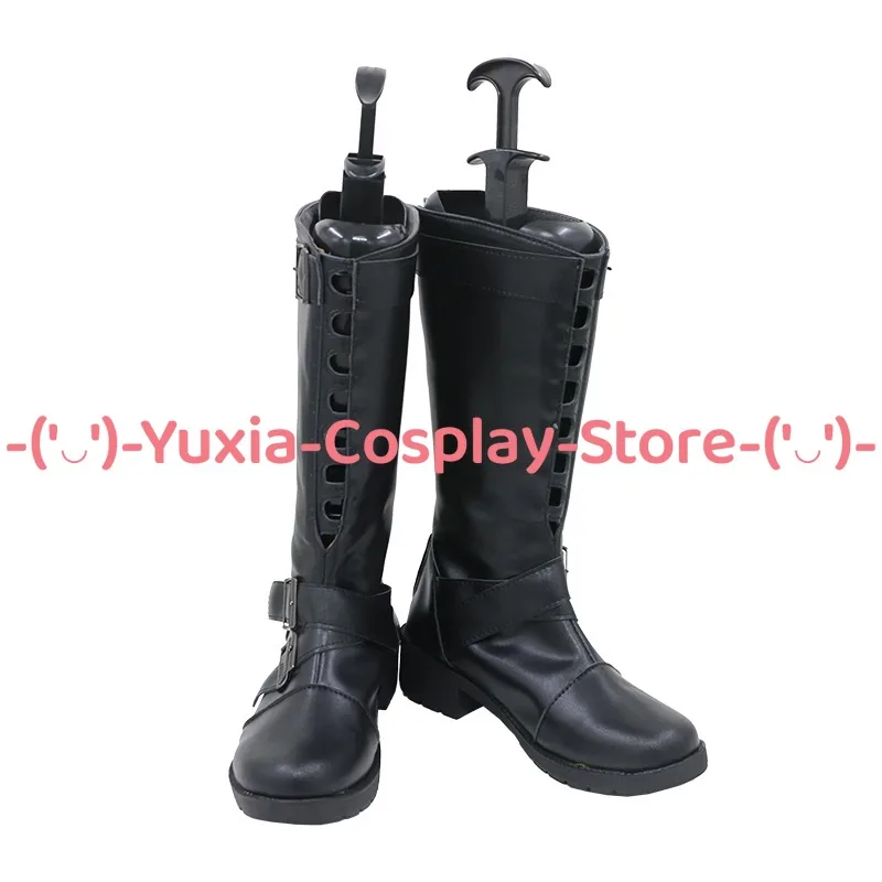 Yuxiacosplay! Buty do cosplayu Love and Deepspace Heroines, rekwizyt postaci z gry, skórzane botki z PU, kostium na Halloween, karnawał, imprezę.