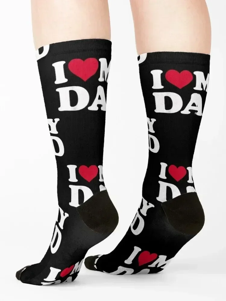 أنا أحب والدي الجوارب الهيب هوب تسلق تو الرياضة مضحك الهدايا الرجال الجوارب النسائية الجدة ساخنة هدية مضحكة الجوارب الذكور المرأة #4