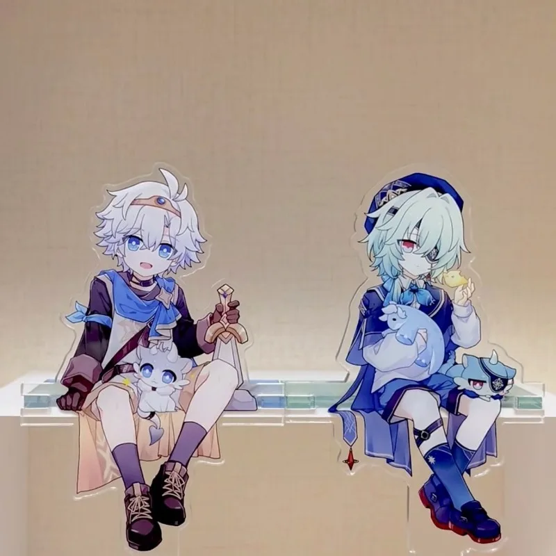 Hot Honkai:Star Rail Anaxa Phainon Sit and Rest Acrylic Figure Stand Model Plate Desk Decor Standing Sign Ornament For Fans Gift