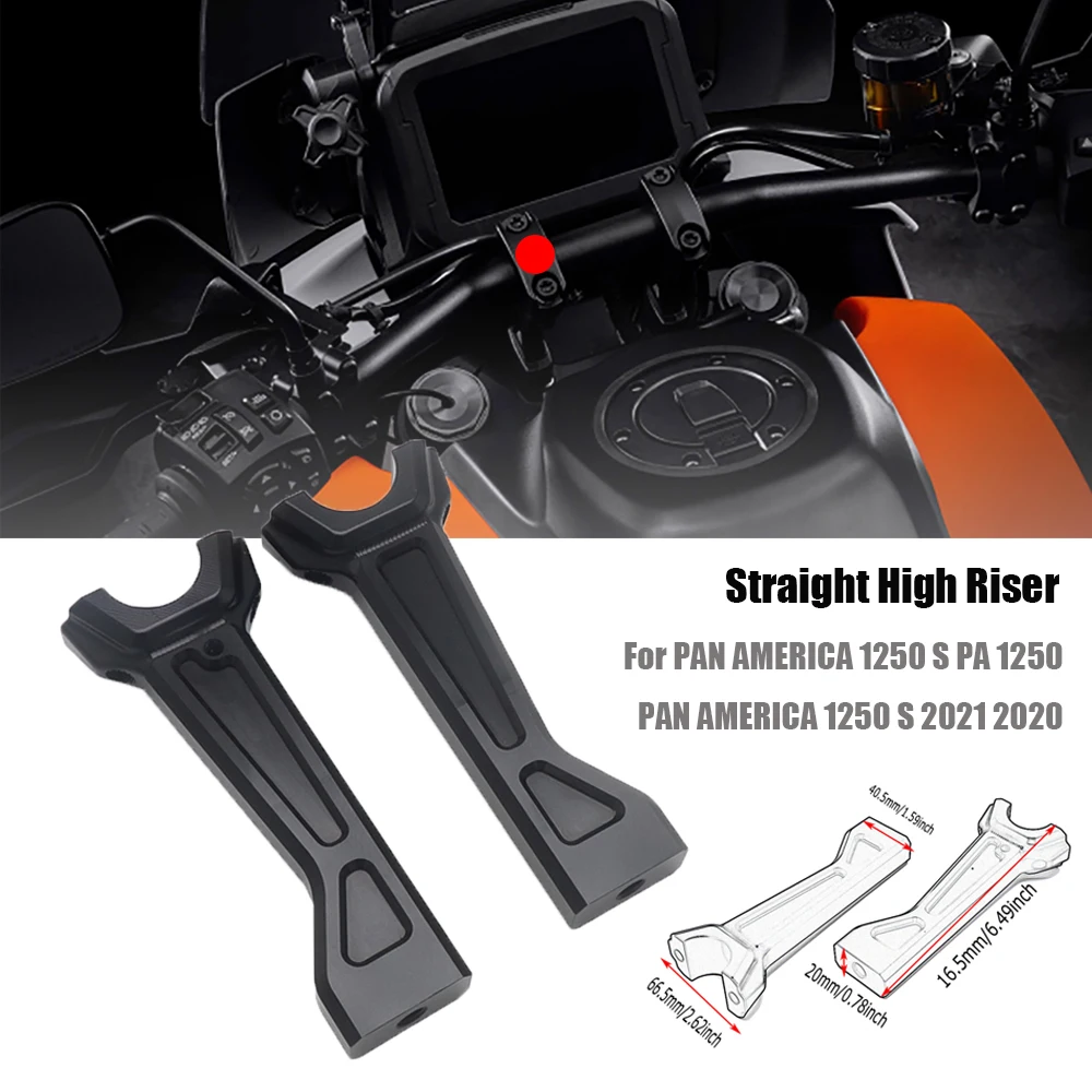 

New Motorcycle Accessories Tall Risers FOR PAN AMERICA 1250 S PA1250 PAN AMERICA1250 S 2021 2020