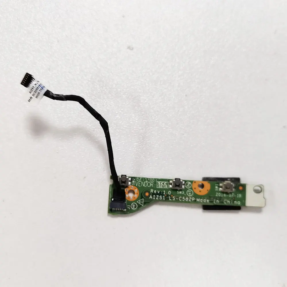 For Lenovo Yoga 260 Laptop Power Button Board with Cable switch Repairing Accessories AIZS1 LS-C582P