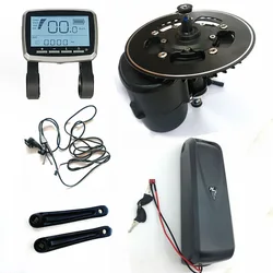 Tongsheng-Electric Bicycle Mid Drive Central Motor Bike Conversion Kit with Battery, Brushless 48V 500W 350W TSDZ2B TSDZ2 Engine