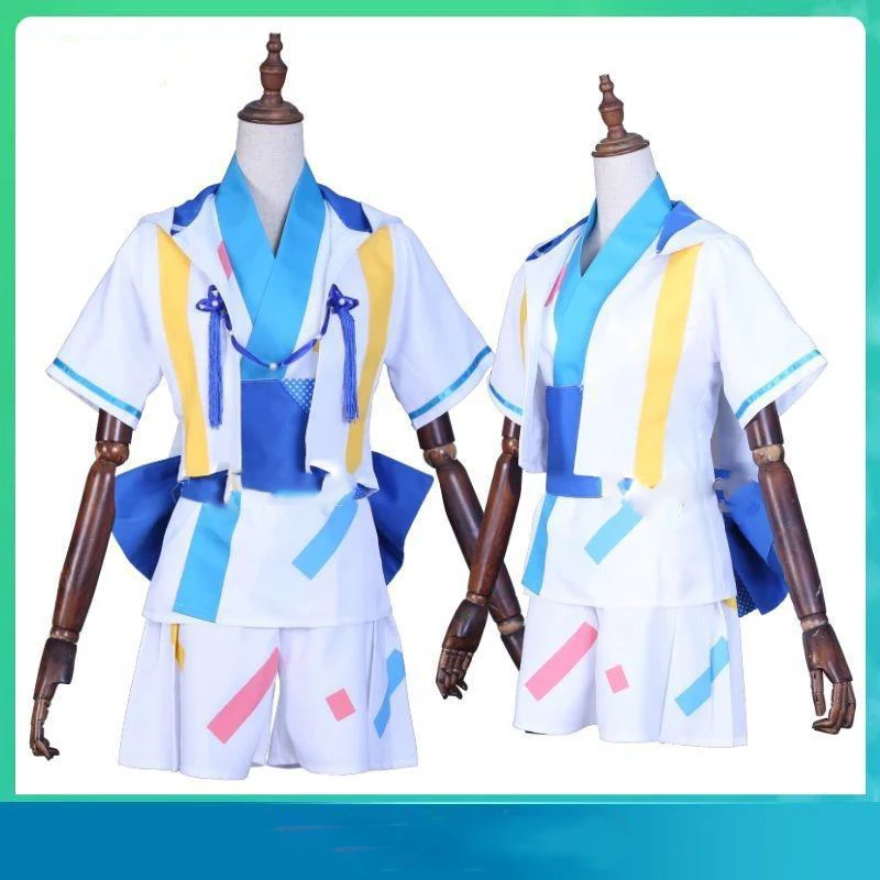 

Cosplay Anime Ensemble Stars Nito Nazuna Costume Rabbit Tomoya Costume Bunny Girl Shino Hajime Mashiro Jackets Shorts Paert Set