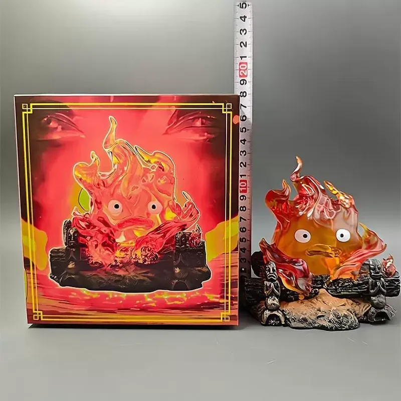 

【New】Gk Illusion - Meet Series Cursed Fire Heart Statue, Glow-In-The-Dark Anime Decor, Desktop & Led Display Model