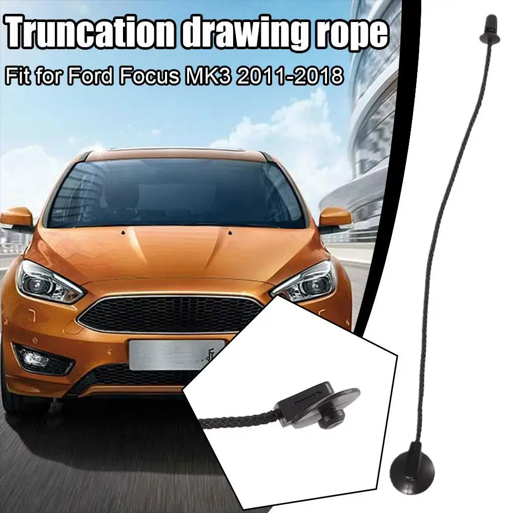 Car Styling Rear Inner Hatch Cover Lift String Strap For Ford Focus MK3 Trunk Rear Compartment Panel Drawstring BM51-A46538 H5S6