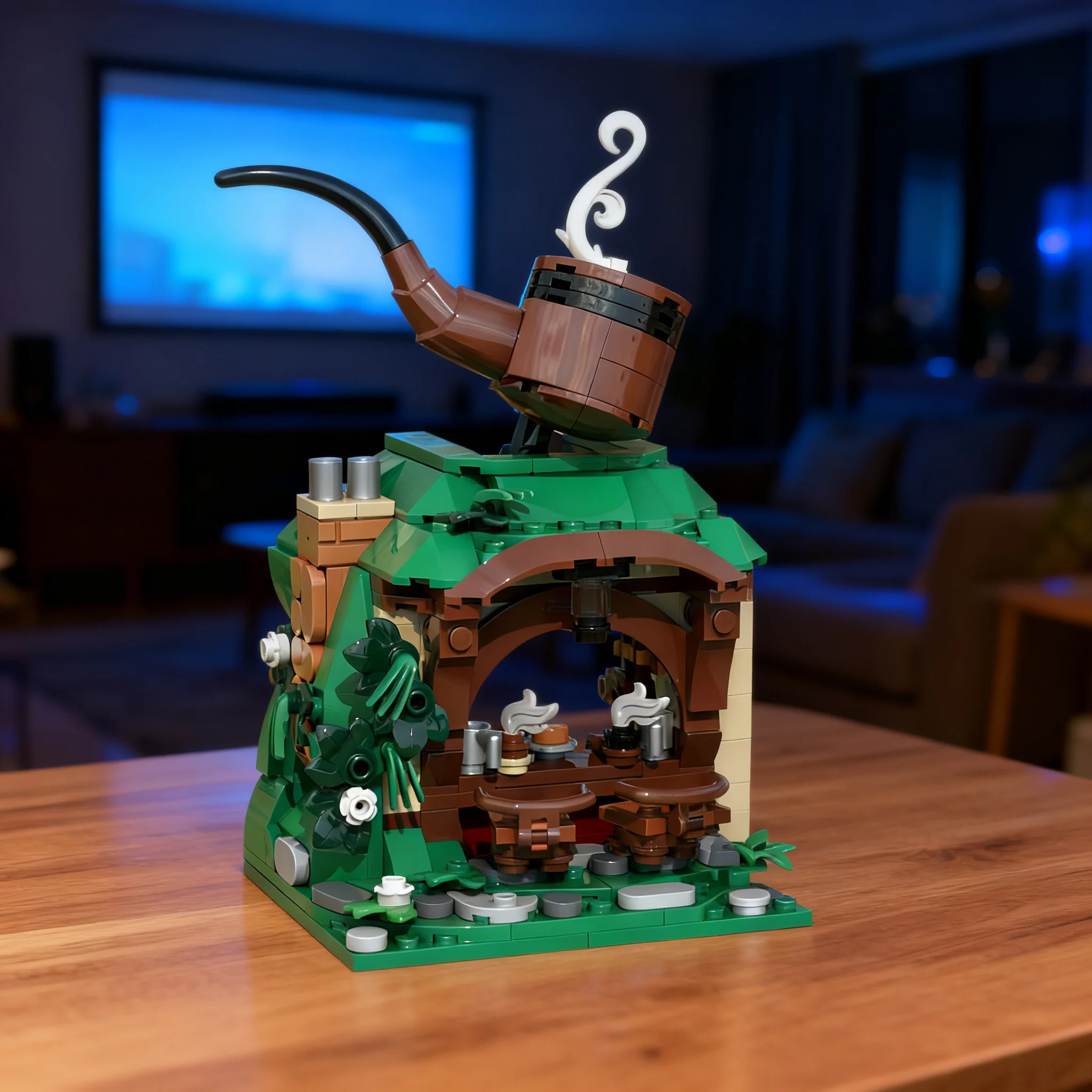 332pcs MOC The Hobbit Lord The Rings Restaurants The World The Shire Model Building Blocks Christmas Gift Toy Craft Creative