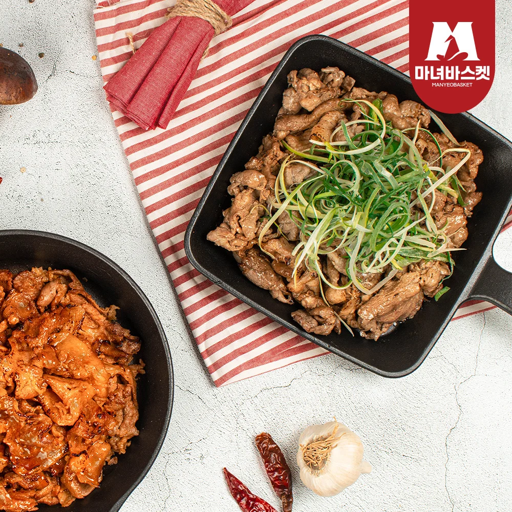 [마녀바스켓] 대구 북성로 연탄불고기 300g x8팩