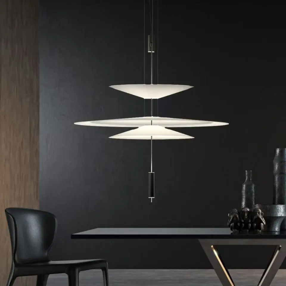 Modern Personality LED Hanging Lamp Flying Saucer Home Decor Denmark Designer Dining Table Bar Living Room UFO Pendant Lights