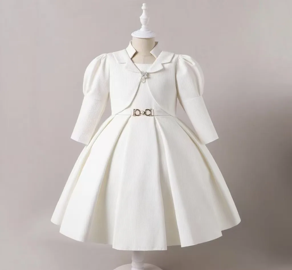 

Новые элегантные рождественские праздничные платья для девочек, вечернее платье принцессы для девочек, комплект из 2 предметов, детская одежда с длинными рукавами для детей от 3 до 10 лет