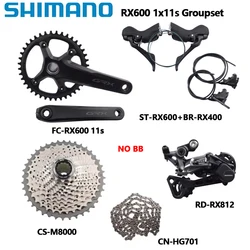 Shimano RX600 11Speed Road Group 1x11S RX600 Shifter BR RX400 Crankset 170MM 172.5MM 40T RD RX812 M8000 Cassette HG701 Chain