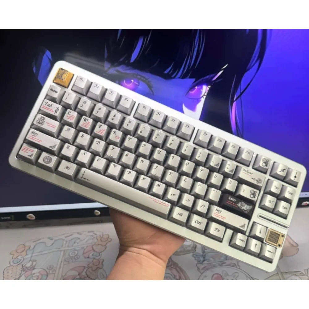 KBDfans Wooting80HE Compatible with GT-80 Aluminum Shell Custom Mechanical Keyboard Magnetic Shaft Modification Keyboard Case