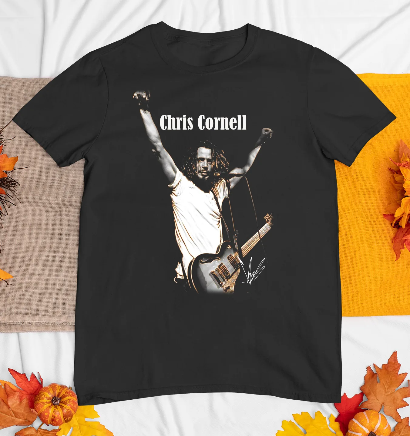 Chris Cornell Soundgarden Signature All Size Unisex T-Shirt